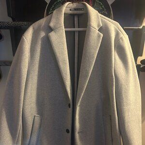 Gorgeous Men's Large Wool Peacoat from Zara